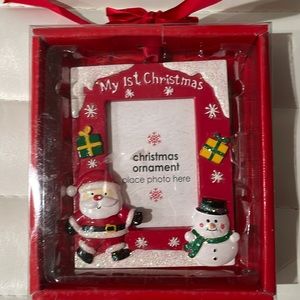 Baby’s first christmas ornament